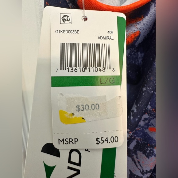 Grand Slam Active Floral Splatter Tennis Tank Top Top NWT - Picture 4 of 9